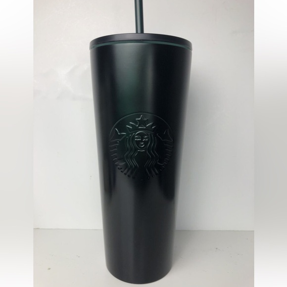 Starbucks Other - NWT Starbucks Green/Black Ombré Stainless Steel 24oz Cold Tumbler